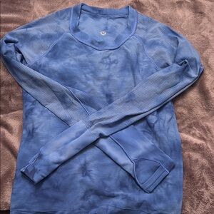 Lululemon Blue Long Sleeve Top